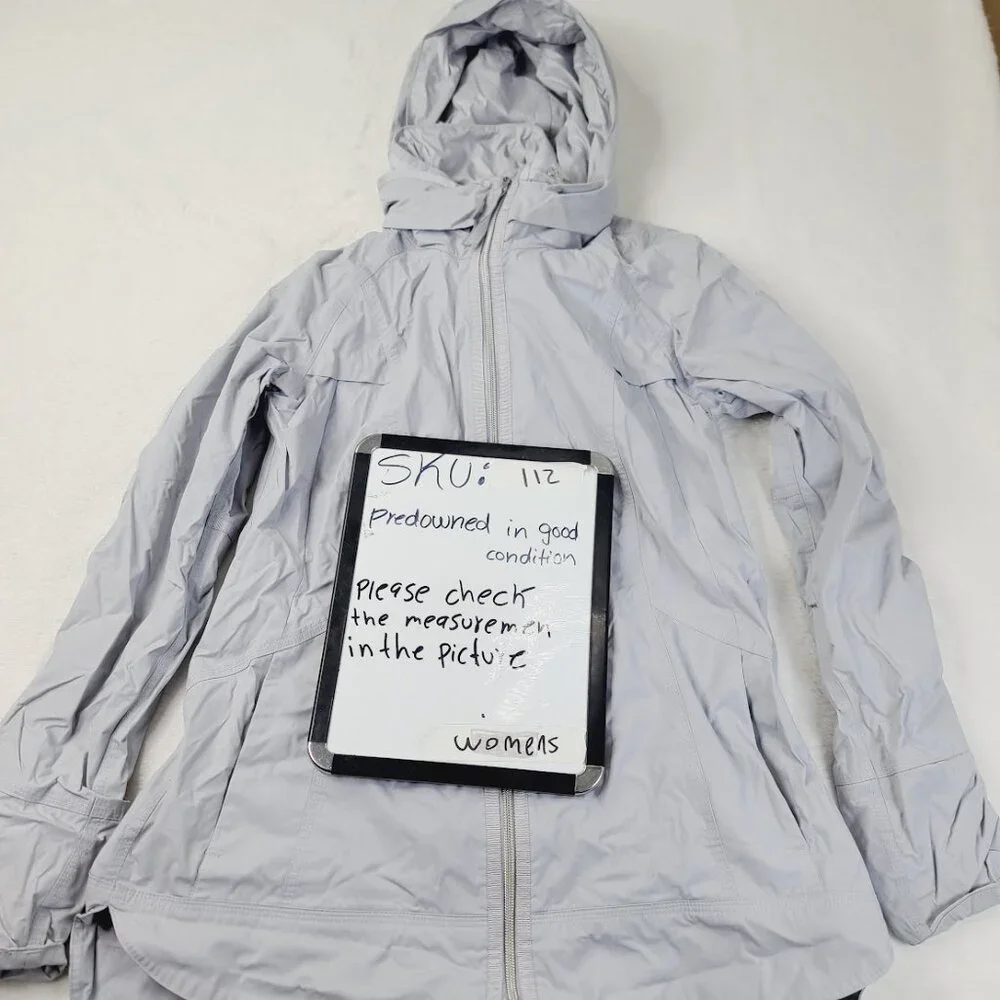 Lululemon‎ Women's Lavender Fo Drizzle Fox Tunic Rain Windbreaker Jacket Size 6
